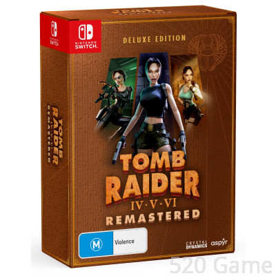【預購】NS Tomb Raider IV-VI Remastered 古墓奇兵 IV-VI 重製版 簡中日英限定版